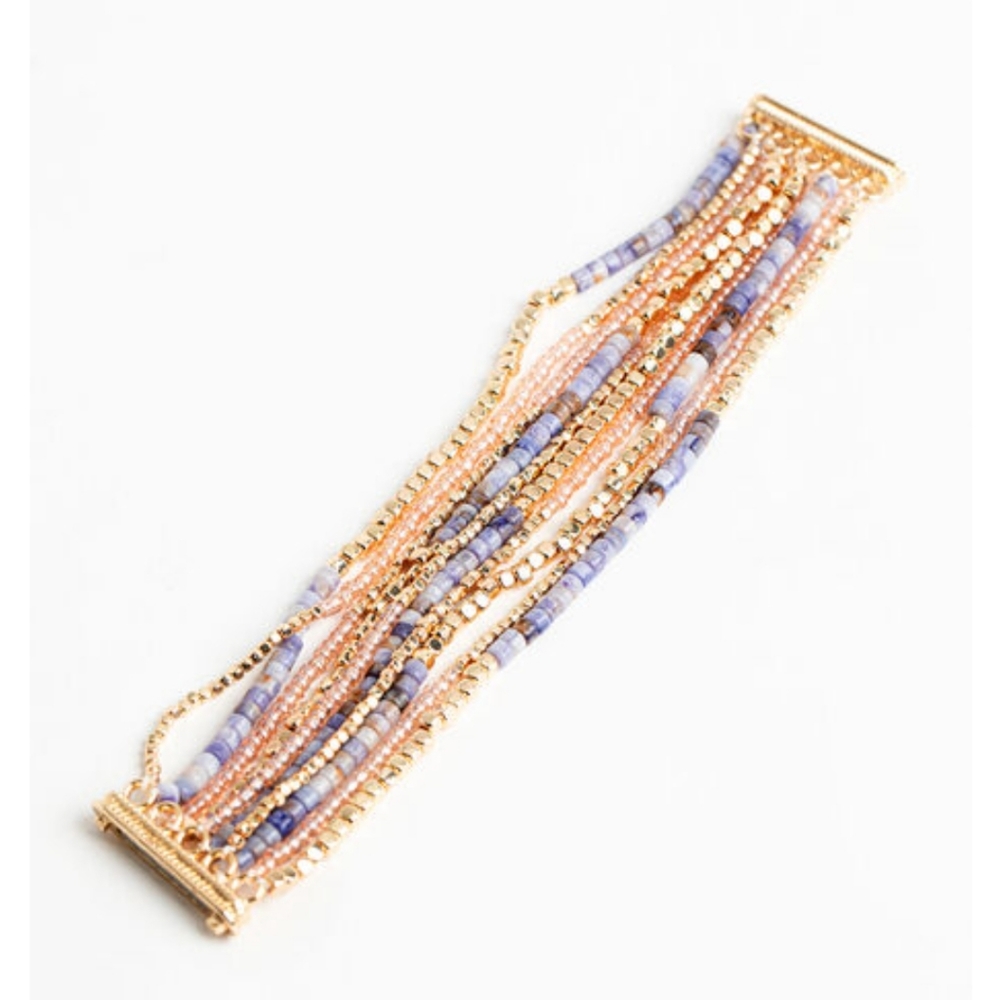BEADED MAGNETIC SNAP BRACELET - Picture 2 of 5